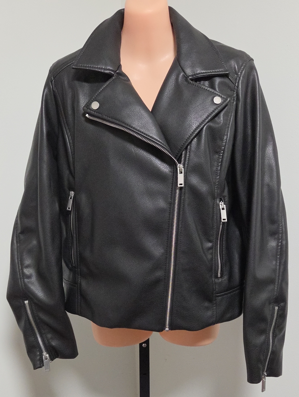 H&M Faux Leather Biker Jacket